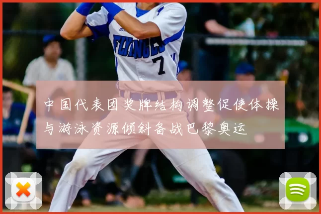 中国代表团奖牌结构调整促使体操与游泳资源倾斜备战巴黎奥运