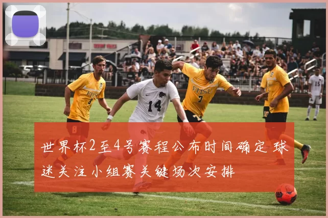 世界杯2至4号赛程公布时间确定 球迷关注小组赛关键场次安排